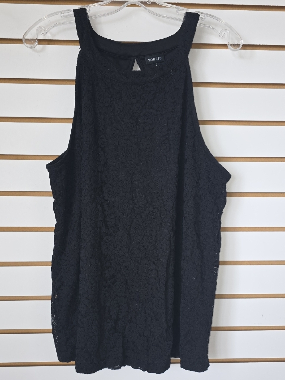 torrid Lace Racerback Tank Top 2x - Picture 2 of 7